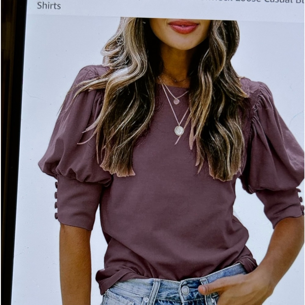 Puffy sleeve tshirt